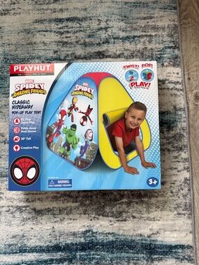 Marvel Spidey Amazing Friends Yellow & Blue Pop-Up Play Tent